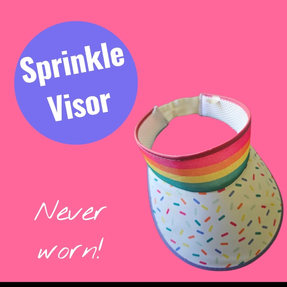 Rainbow Sprinkles Visor